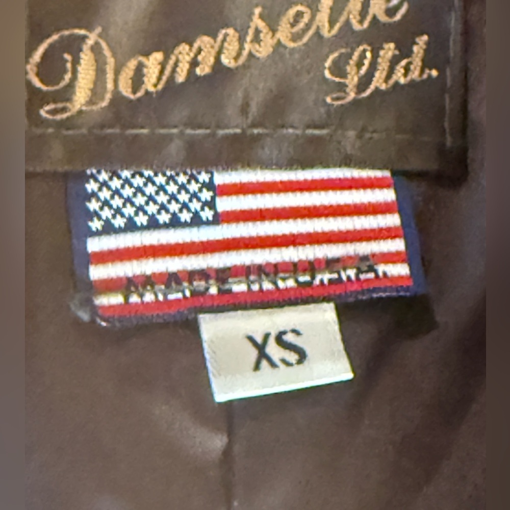 Vintage‎ Danielle Ltd. Rust Oversized Toggle Zippered Coat Jacket Women’s XS? - Picture 4 of 15